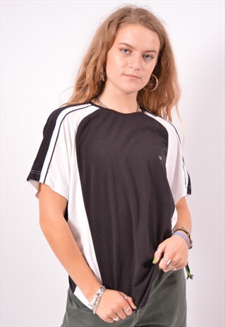 VINTAGE CHAMPION T-SHIRT TOP BLACK