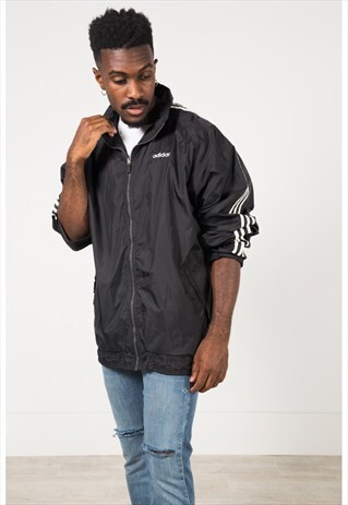 VINTAGE 80S USA ADIDAS RAINCOAT S1176