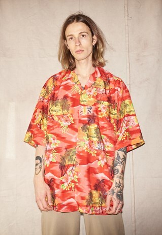 90S ACID VACATION JAMAICA NORMCORE SHINY UNISEX SHIRT