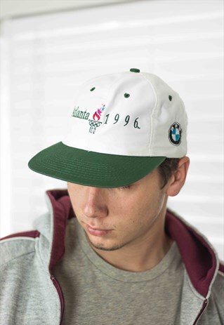 VINTAGE 1996 OLYMPICS BASEBALL CAP HAT 90S 2.6