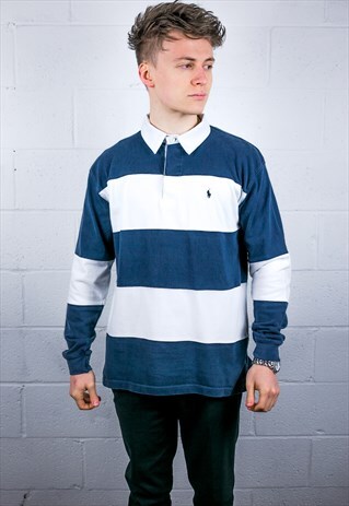 VINTAGE RALPH LAUREN RUGBY POLO SHIRT