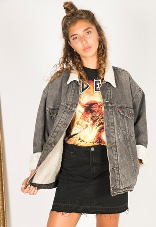 VINTAGE 80S LEVIS WINTER SHEEPSKIN JACKET / R1200C802