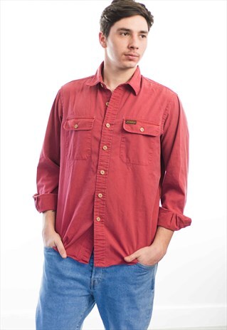 VINTAGE POLO RALPH LAUREN LOGO SHIRT 90S L 12.7