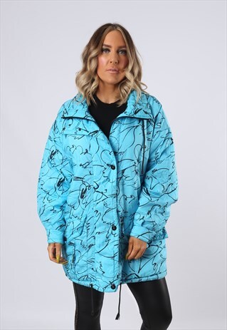 SKI JACKET SNOW SPORTS OVERSIZED WINTER UK 12 (B1K)