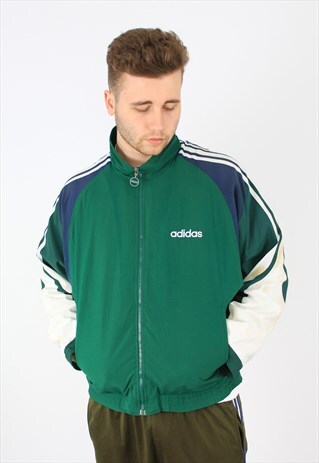 ADIDAS VINTAGE 3 STRIPES SPORTS TRACK JACKET