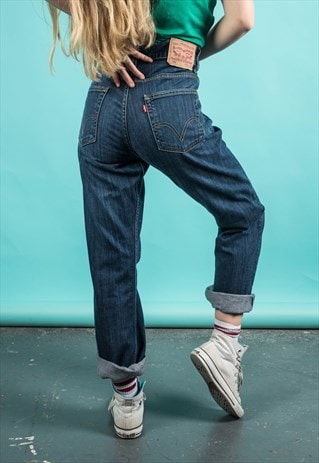 VINTAGE LEVI'S 506 BLUE MOM JEANS