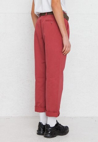 VINTAGE RED NAUTICA TROUSERS BOTTOMS