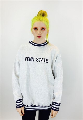 USA PENN STATE UNIVERSITY EMBROIDERED SWEATSHIRT