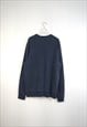 VINTAGE TOMMY HILFIGER SWEATSHIRT TH IN BLUE XL