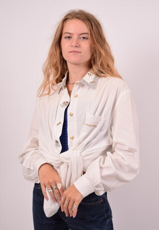 VINTAGE ROCCOBAROCCO SHIRT LOOSE FIT WHITE