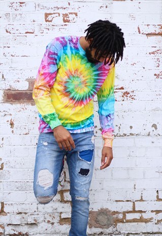 NEW IN - SATURN WAVE TIE DYE LONG SLEEVE