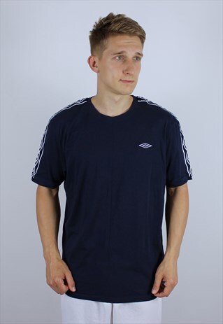 VINTAGE UMBRO LAMPAS MENS T-SHIRT TOP SHIRT