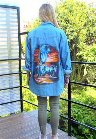 VINTAGE JEANS SHIRT PRINT