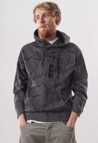 VINTAGE MENS NIKE ATHLETICS EAST LOGO PRINTED HOODIE