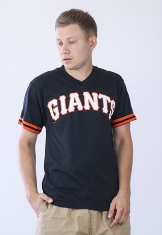 VINTAGE MENS SAN FRANCISCO GIANTS MAJESTIC BIG LOGO T-SHIRT