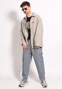 Vintage 90s cargo trousers in grey
