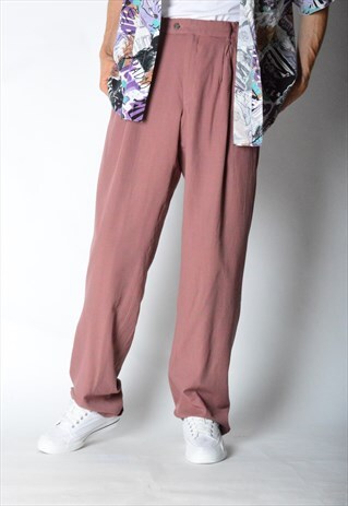 VINTAGE 80S MAUVE PURPLE PANTS