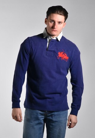 2000S POLO RALPH LAUREN RUGBY POLO SHIRT