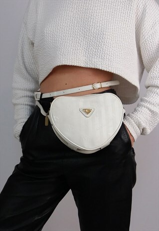MAISON MOLLERUS AUTHENTIC VINTAGE HEART CROSS-BODY BAG