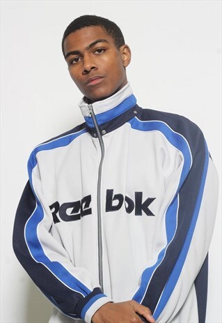 VINTAGE REEBOK TRACK JACKET WHITE