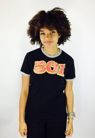 VINTAGE LEVI'S 80S 501 T SHIRT