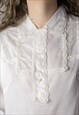 VINTAGE 70'S WHITE SLEEPING DRESS