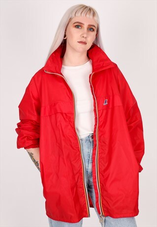 VINTAGE K-WAY WINDBREAKER JACKET NJ831