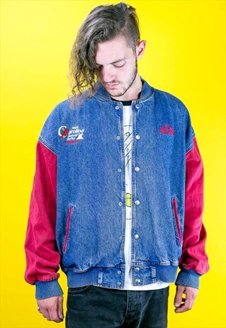 VINTAGE COCA COLA USA VARSITY COLLEGE JACKET