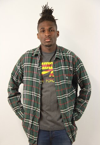 VINTAGE BURBERRY FLANNEL SHIRT