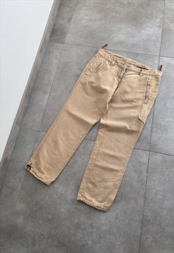 Vintage Prada Linen Cotton Crop Pants Shorts