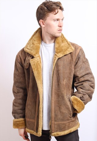 VINTAGE SUEDE AVIATOR JACKET