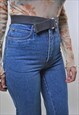 VINTAGE UTILITY COTTON WORK MINIMALIST GREY BELT