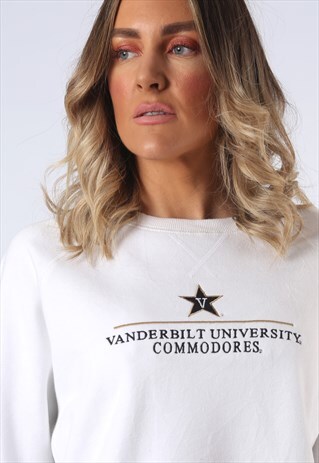 SWEATSHIRT JUMPER OVERSIZED UNIVERSITY LOGO UK 18 (3EB)
