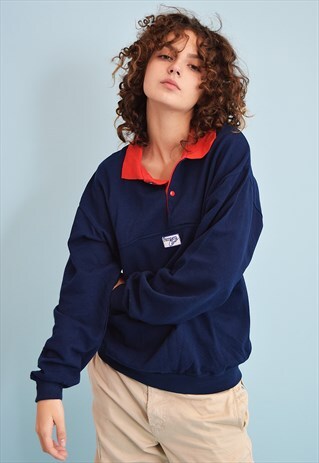 90'S RETRO ATHLEISURE SPORTS SWEATSHIRT JUMPER