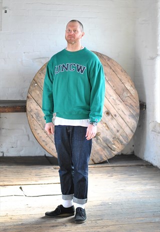 90S CHAMPION NORTH CAROLINA VARISTY SWEATER