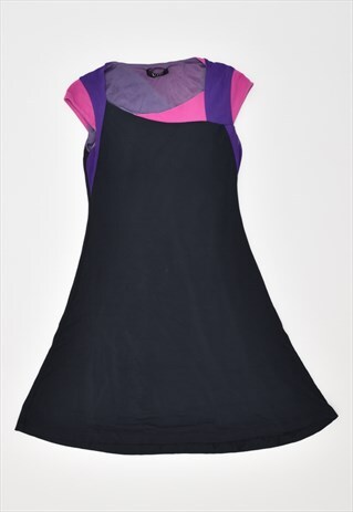 VINTAGE 90'S VJC A-LINE DRESS BLACK