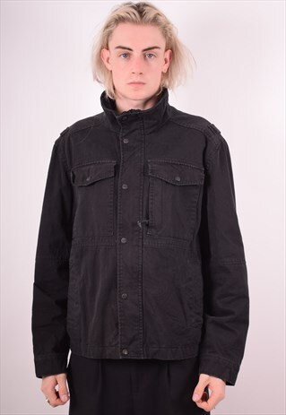 LEVI'S MENS VINTAGE JACKET LARGE BLACK 90S