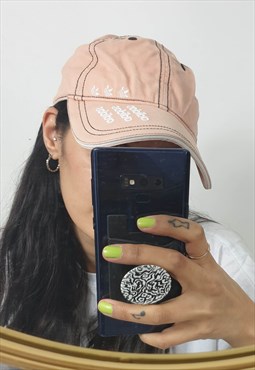 Vintage Adidas Cap with Logo in Peach