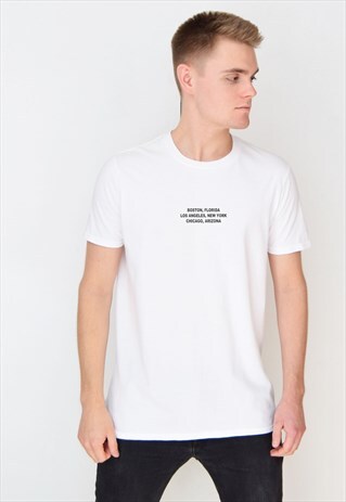 WHITE LOCATION T-SHIRT