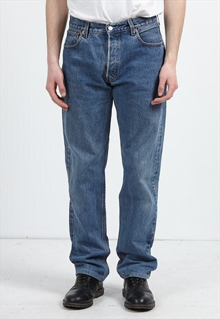 VINTAGE BLUE LEVI'S 517 04 FIT DENIM JEANS