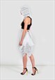 CREATIVE LACE TULIP DRESS WITH HOOD