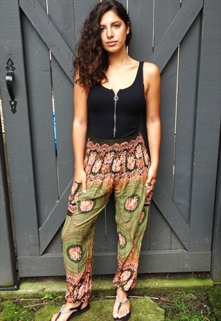 ELEPHANT PRINT BOHO LOUNGE PANTS