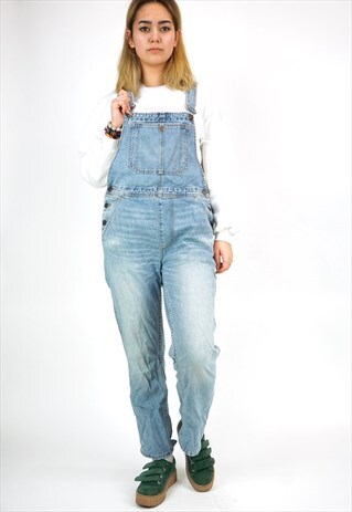 VINTAGE 90'S DENIM DUNGAREES
