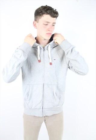 VINTAGE TOMMY HILFIGER ZIP UP 90'S HOODIE