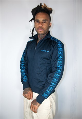 ADIDAS BLUE TRACKSUIT JACKET
