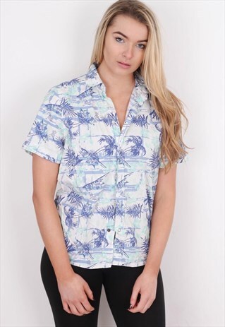 VINTAGE TOM TAILOR PATTERN SHIRT CVSS036