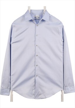 Vintage 90's Calvin Klein Shirt Long Sleeve Button Up Plain