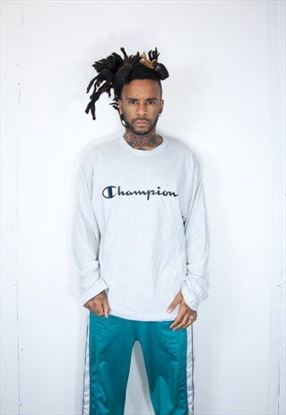 CHAMPION EMBROIDED THIN SWEATSHIRT