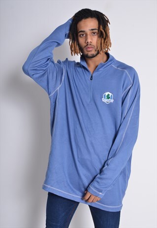 VINTAGE NIKE 1/4 ZIP SWEATSHIRT GREY