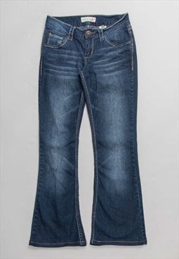 Y2k Paris Blues low rise flare faded flare bootleg jeans